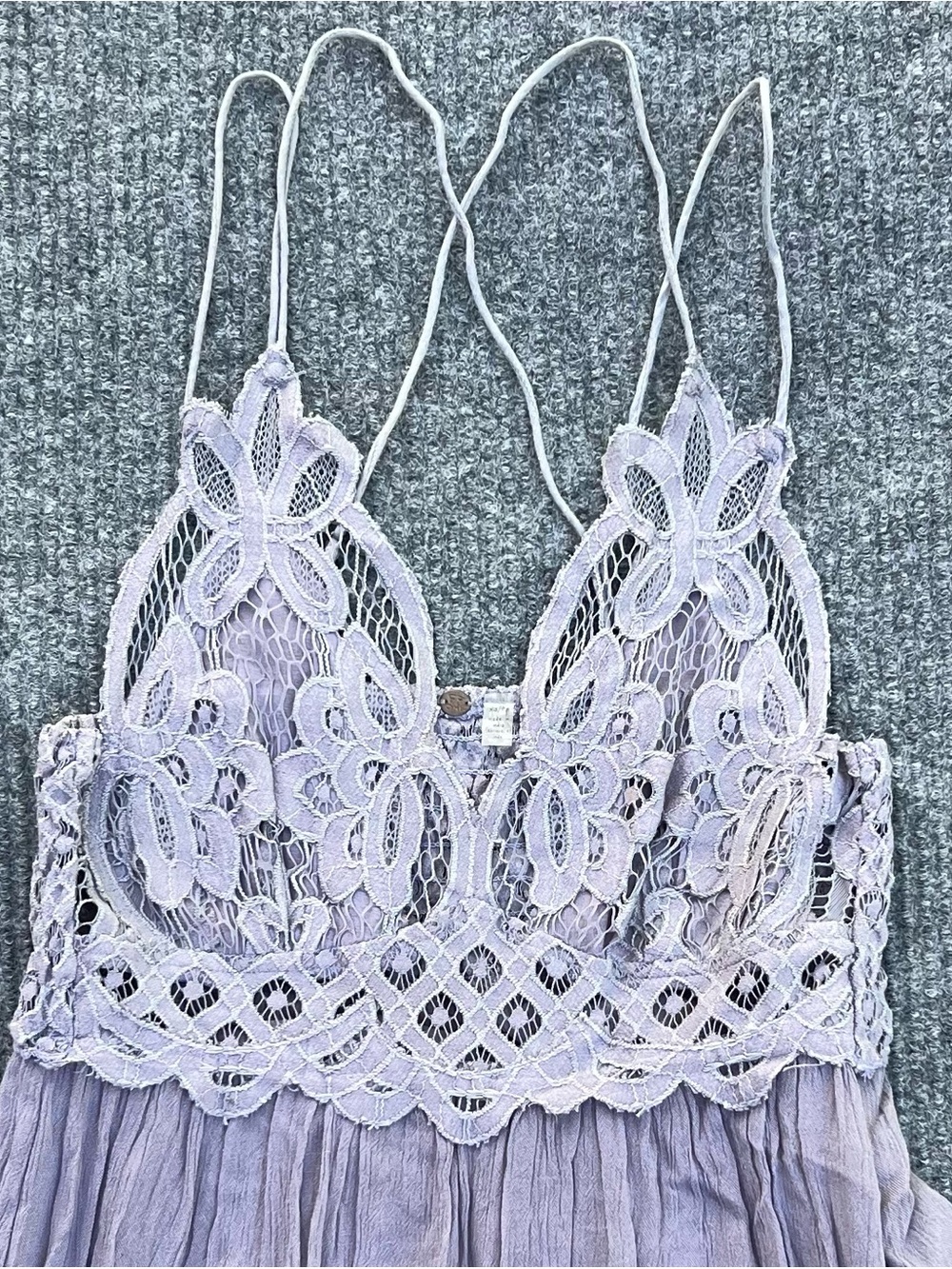 Free People Adella Crochet Lace Maxi Slip
Dress - Picture 3 of 6